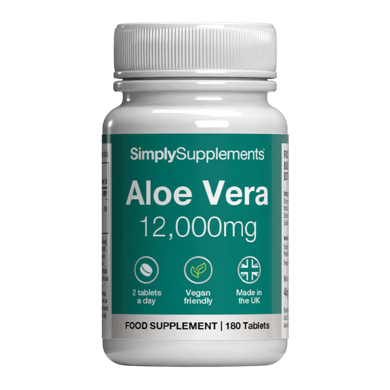 Simply Supplements Aloe Vera Tablets 12,000mg
