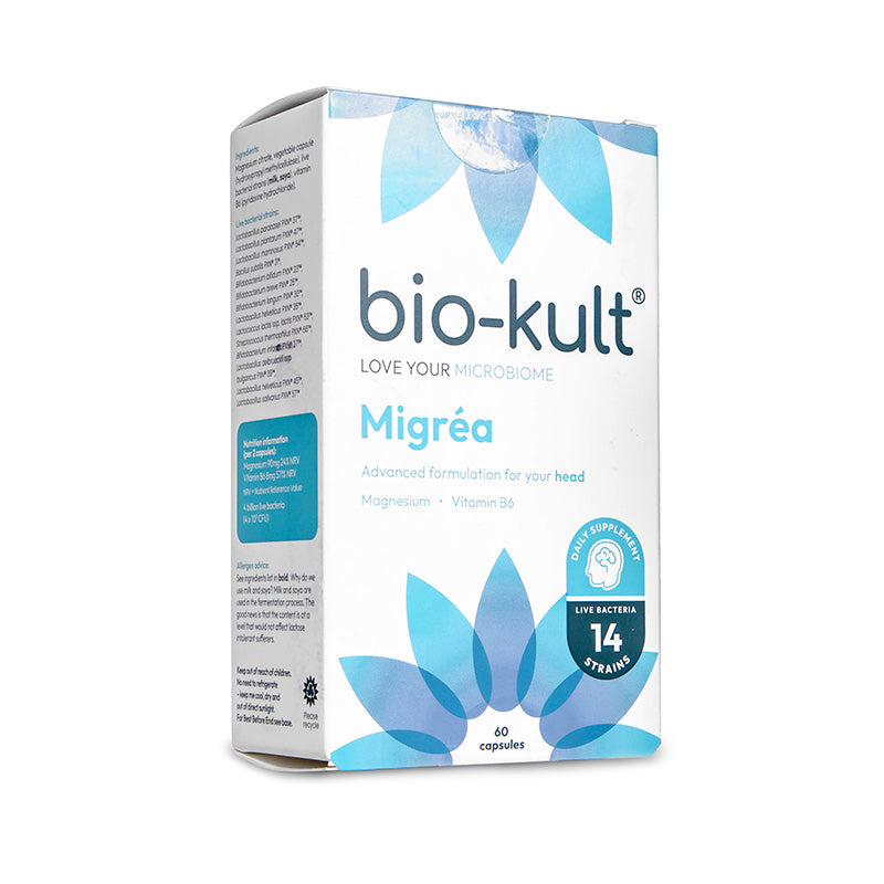 Bio-Kult Migrea supplement box on a white background
