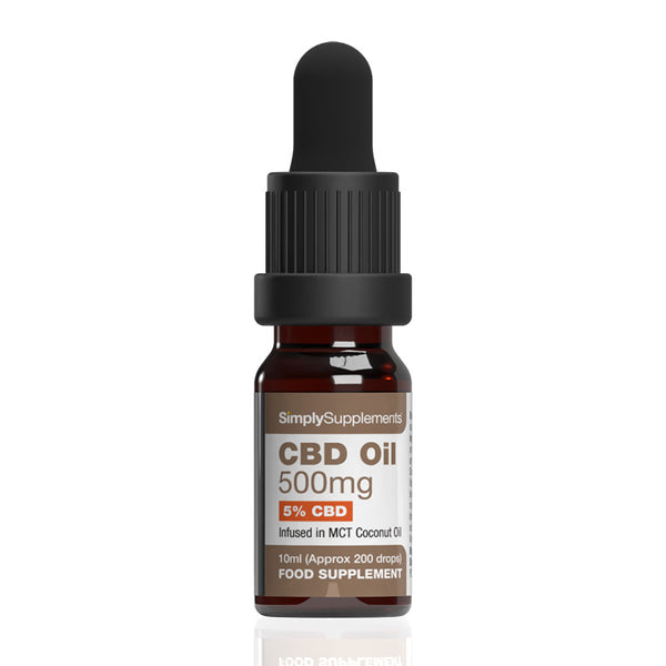 CBD Coconut Oil 500mg (5% Strength) | Zero THC | 30ml – Simply