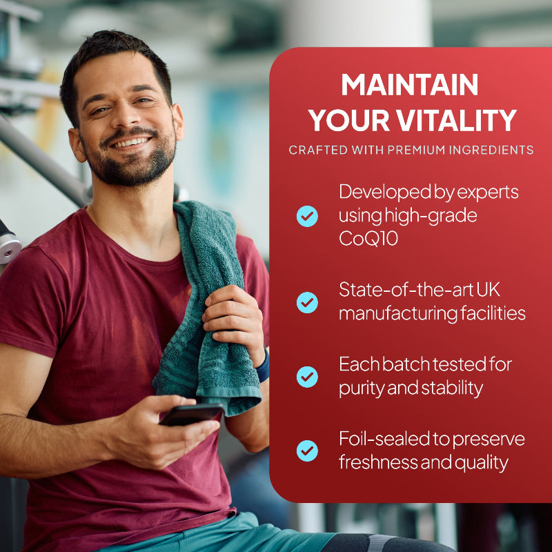Simply Supplements Co-Enzyme Q10 developed by experts using high-grade CoQ10 
