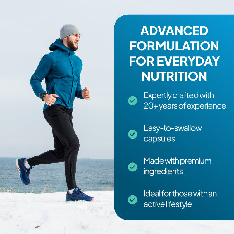 Glucosamine 500mg & Chondroitin is expertly crafted with 20+ years of experience