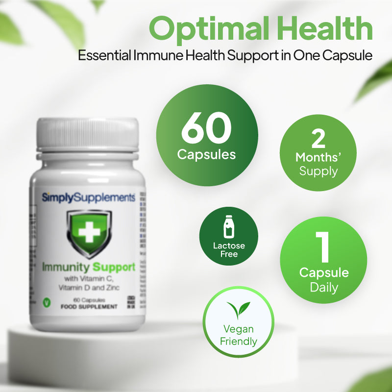 Essential immune health support in one capsule. 60 capsules- take 1 daily.