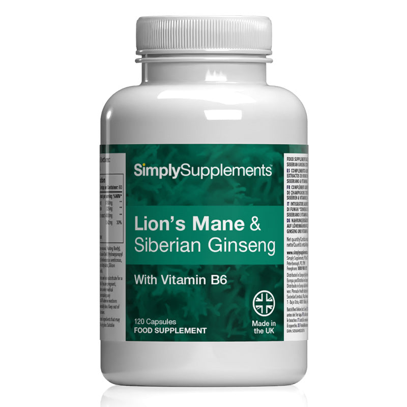 Lion's Mane & Siberian Ginseng - 120 capsules / [Multibuy 1]