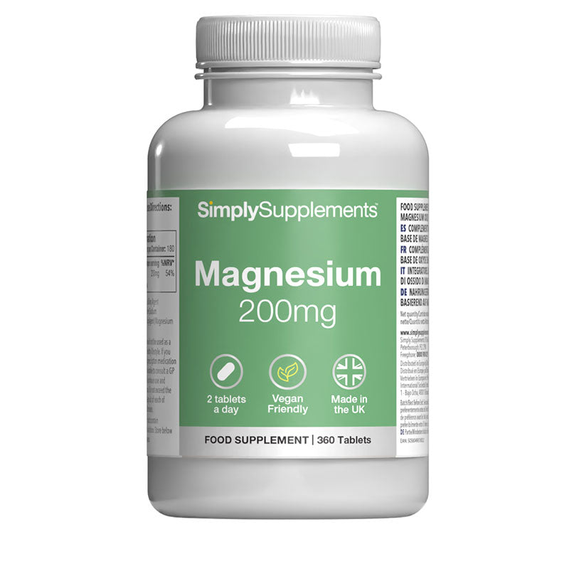 Simply Supplements Super Magnesium 250mg with Vitamin B Complex product