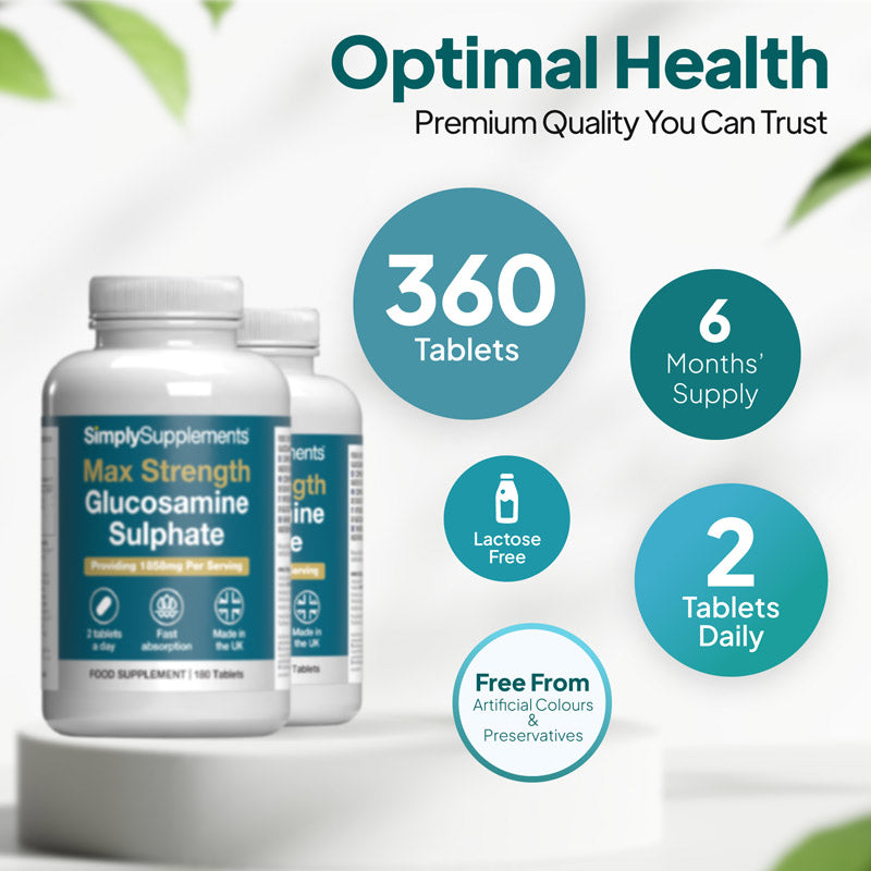maximum strength glucosamine sulphate 360 tablets