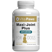 Vita Paws Maxi-Joint Plus Advanced supplement bottle for dogs on a white background