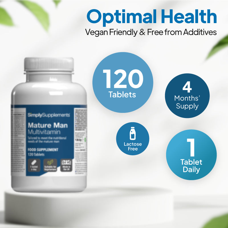 Multivitamins for Mature Men - 120 capsules.