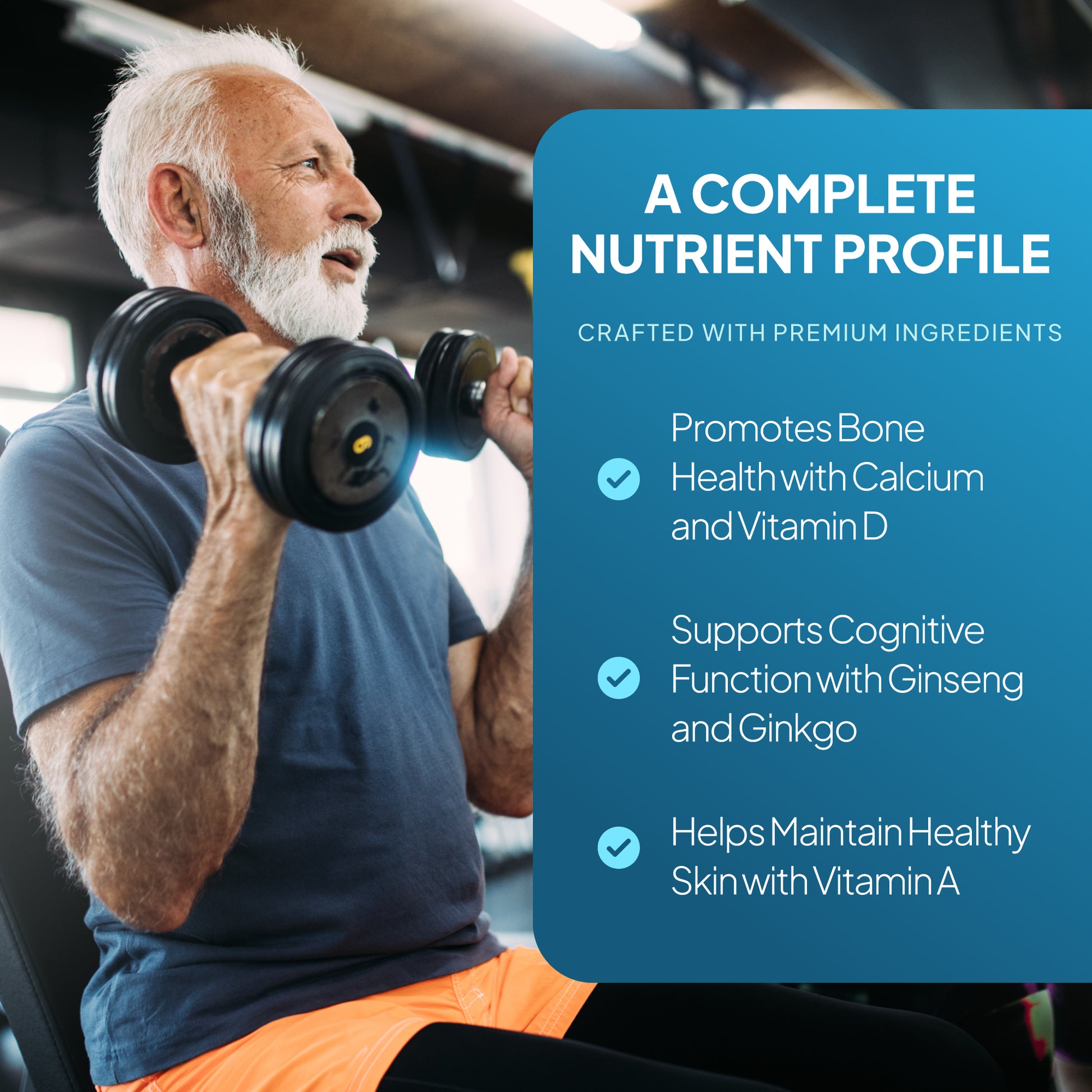 A complete nutrient profile which promotes bone health with calcium and vitamin D.