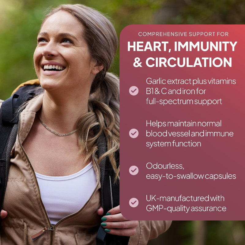 Odourless garlic supports the heart, immunity and circulation
