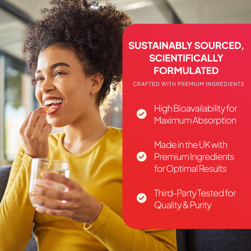 Omega 3 Capsules are made in the UK with premium ingredients for optimal results