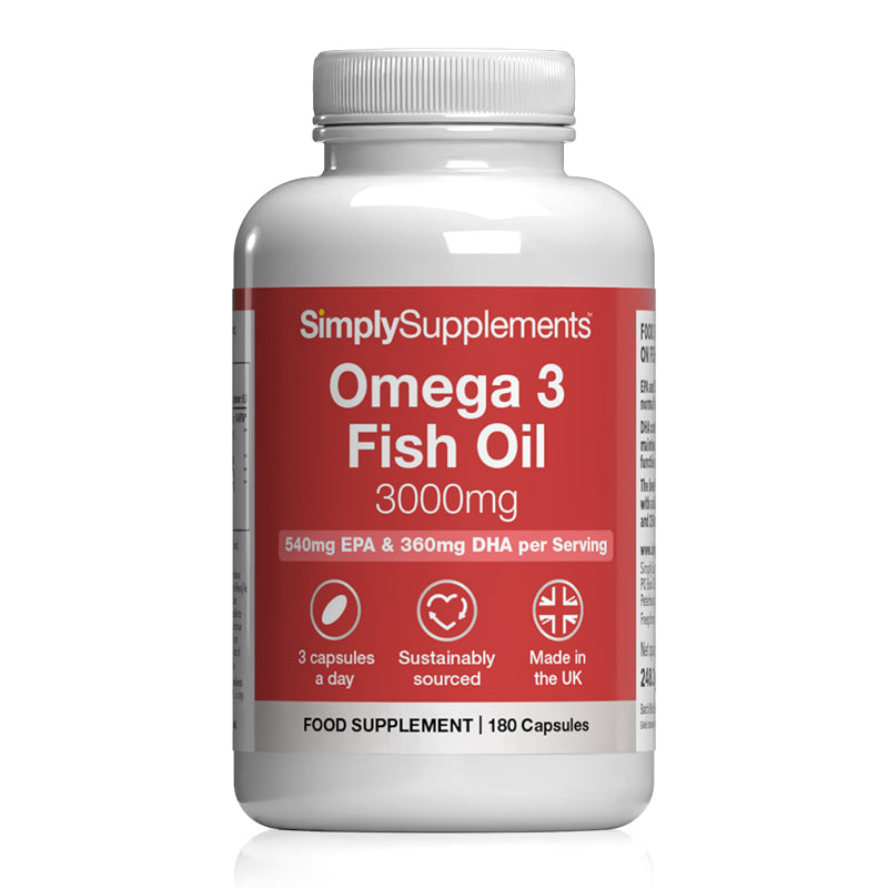 Simply Supplements Omega 3 Fish Oils Capsules 13000mg