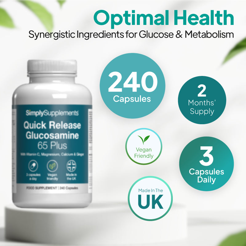Synergistic ingredients for glucose & metabolism. 240 capsules