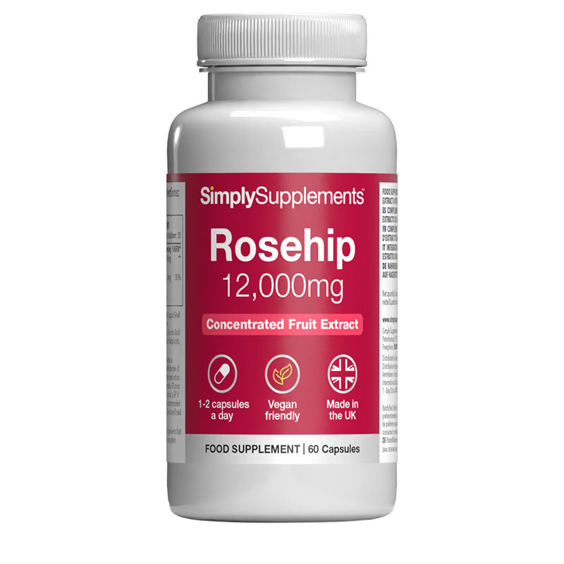 Rosehip 12,000mg Capsules | High Strength Rosehip Extract – Simply ...