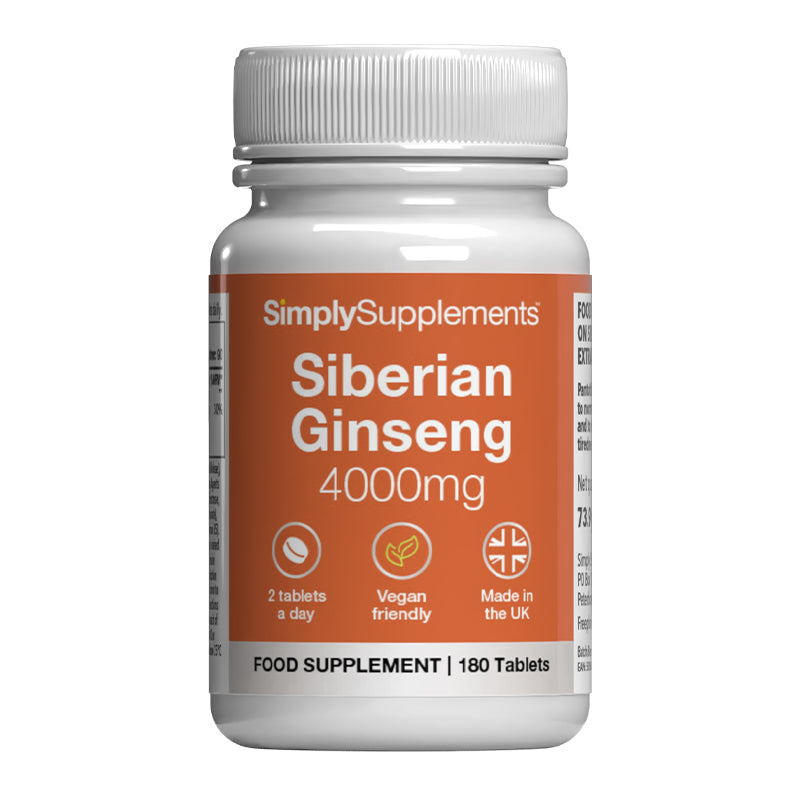 Simply Supplements Siberian Ginseng 4,000mg