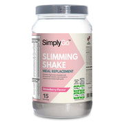SimplyGo Slimming Shake meal replacement container on a white background