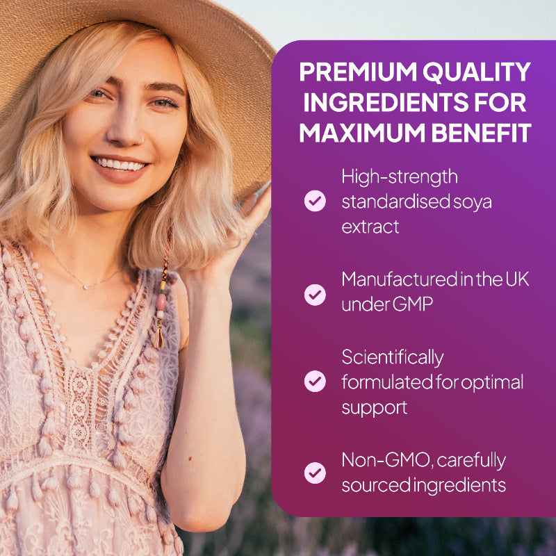 Simply Supplements Soya 10,000mg is manufactured in the UK under GMP