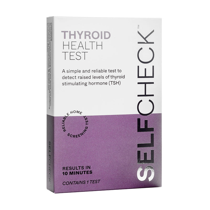 SELF CHECK Thyroid Health Test packaging on a white background