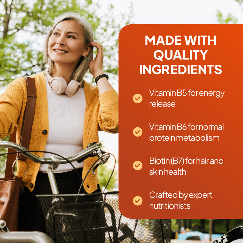 Vitamin B Complex Tablets are expertly crafted by nutritionists and made with quality ingredients.
