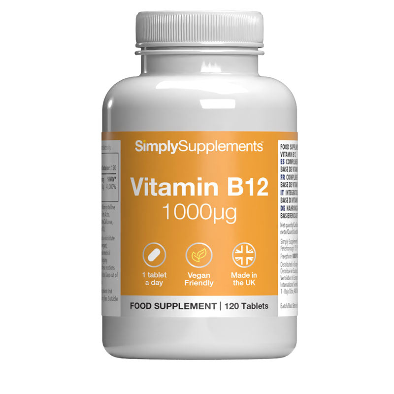 Vitamin B12 1000µg - 120 tablets / [Multibuy 1]