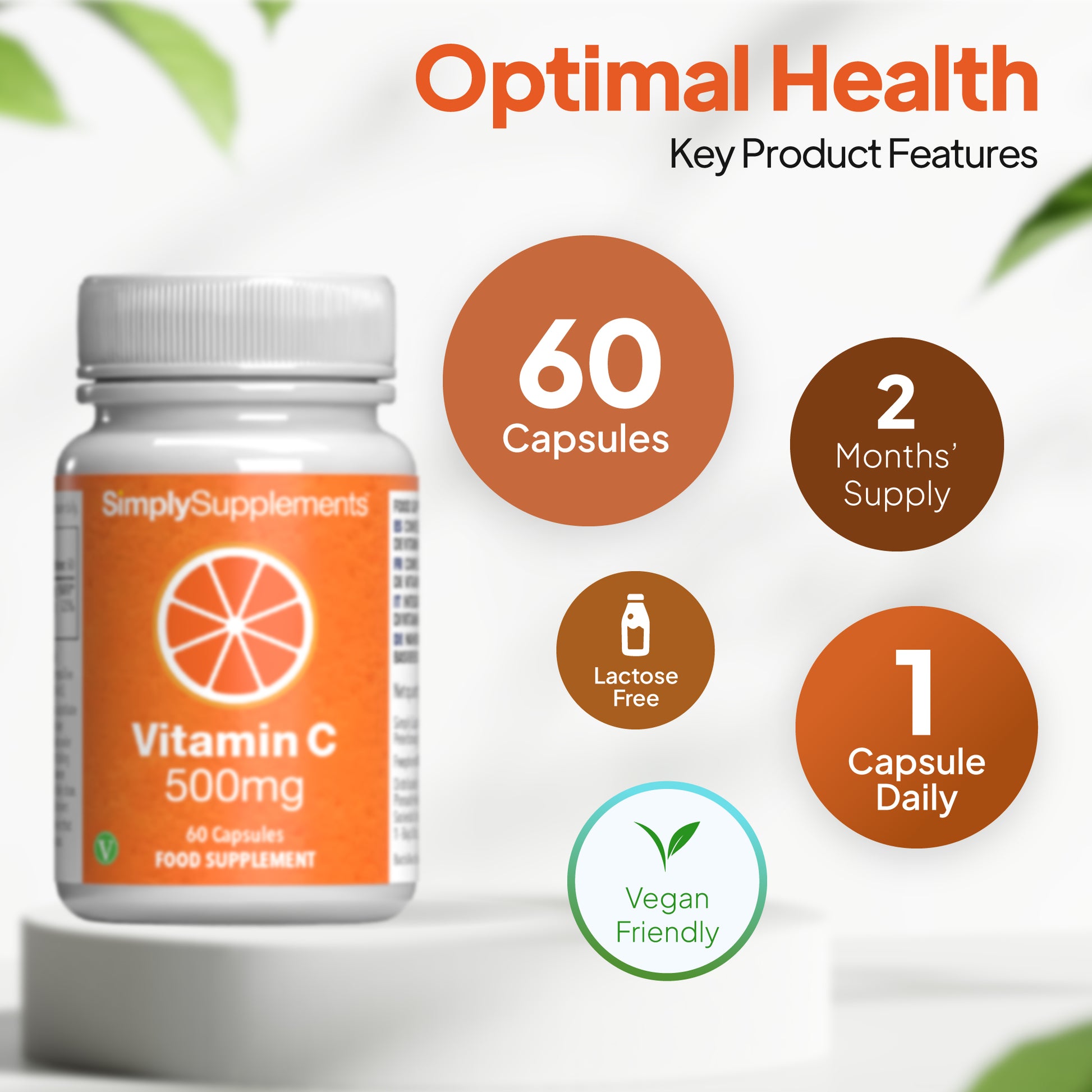 60 capsules. 2 months supply take 1 capsule daily