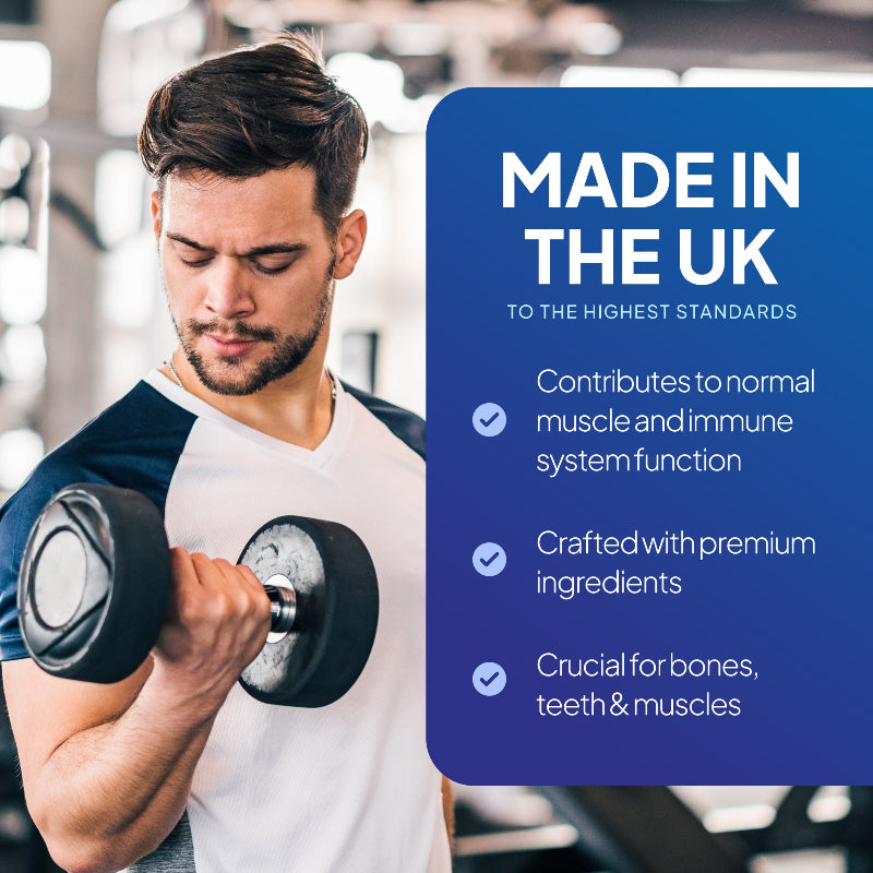 Vitamin D2 is made in the UK to the highest standards.